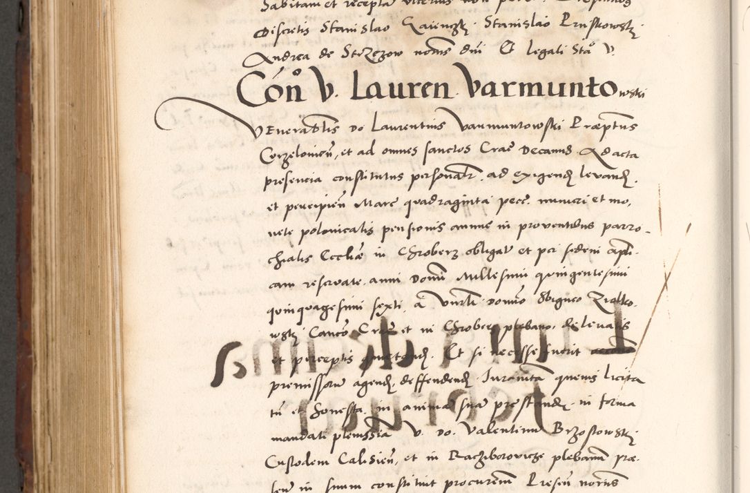 Zdjęcie nr 892 dla obiektu archiwalnego: Acta actorum causarum, sententiarum tam diffinitivarum quam interlocutoriam, obligationum, constitutionum, contractuum etc. coram reverendo patre domino Petro Porembski preposito Oswieczimensi, canonico et officiali Cracoviensi de anno Domini millesimo DºLº quarto, indictione duodecima, pontificatus sanctissimi in Christo patris et domini nostri domini Julii divina providencia papae eius nominis tercii, anno quarto, a die et mense infrasciptis continuantur