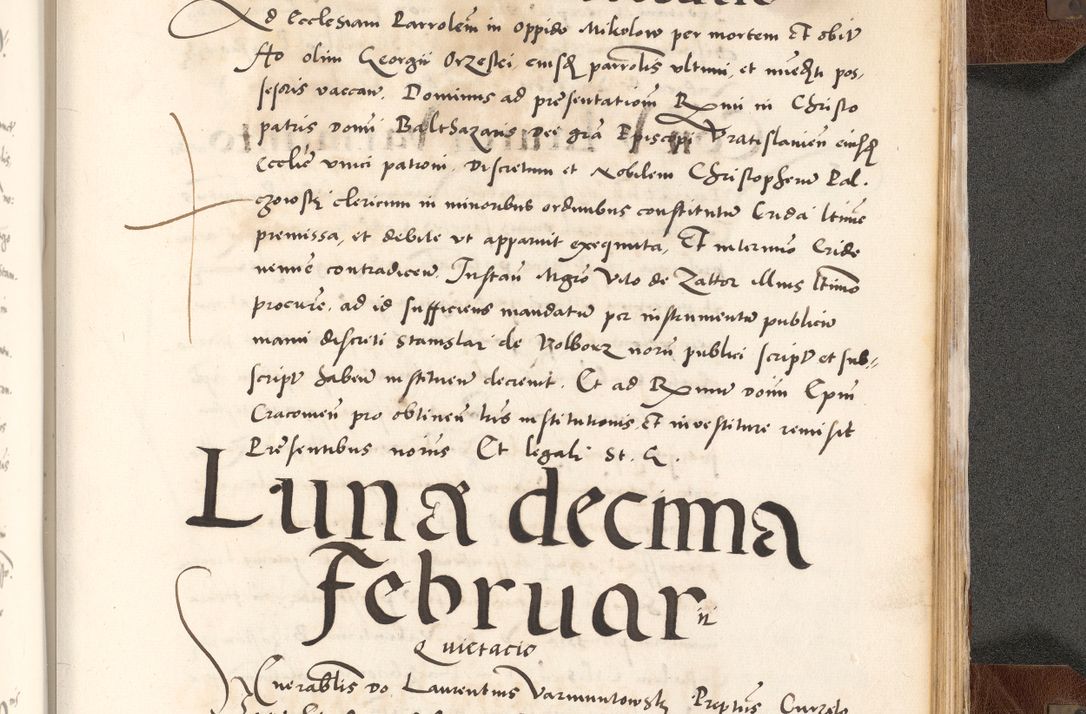 Zdjęcie nr 891 dla obiektu archiwalnego: Acta actorum causarum, sententiarum tam diffinitivarum quam interlocutoriam, obligationum, constitutionum, contractuum etc. coram reverendo patre domino Petro Porembski preposito Oswieczimensi, canonico et officiali Cracoviensi de anno Domini millesimo DºLº quarto, indictione duodecima, pontificatus sanctissimi in Christo patris et domini nostri domini Julii divina providencia papae eius nominis tercii, anno quarto, a die et mense infrasciptis continuantur