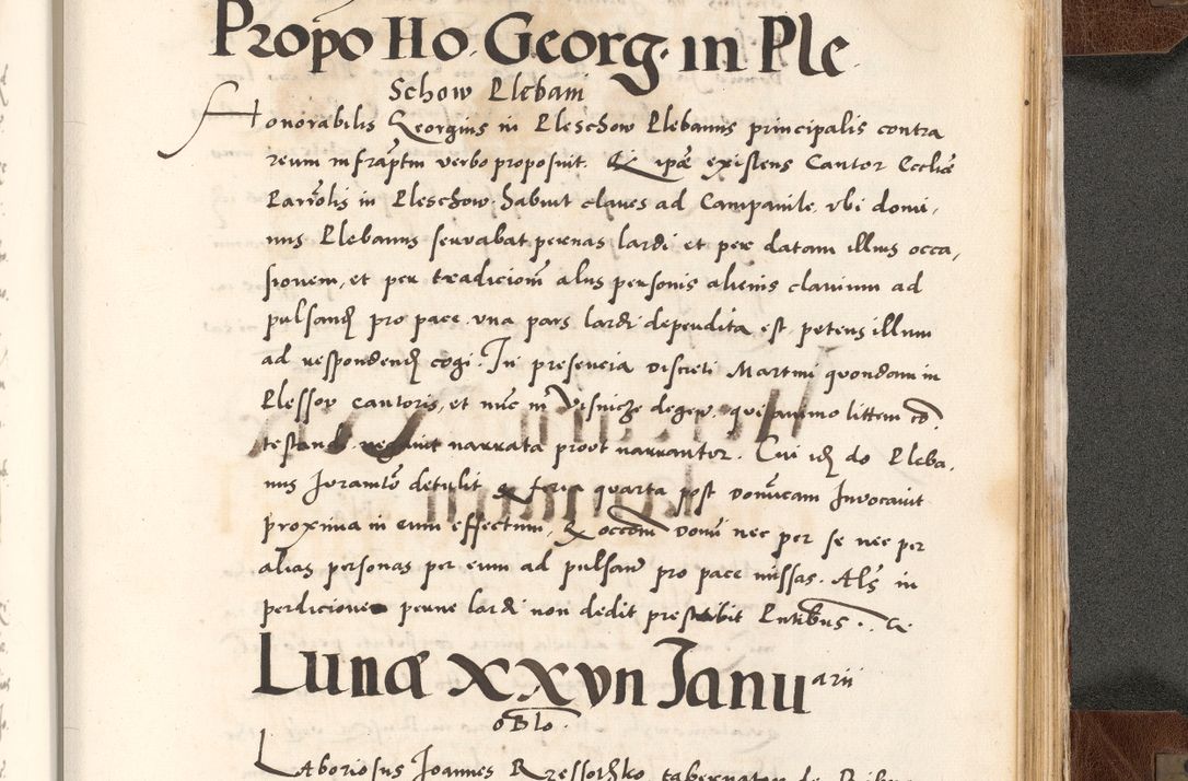 Zdjęcie nr 877 dla obiektu archiwalnego: Acta actorum causarum, sententiarum tam diffinitivarum quam interlocutoriam, obligationum, constitutionum, contractuum etc. coram reverendo patre domino Petro Porembski preposito Oswieczimensi, canonico et officiali Cracoviensi de anno Domini millesimo DºLº quarto, indictione duodecima, pontificatus sanctissimi in Christo patris et domini nostri domini Julii divina providencia papae eius nominis tercii, anno quarto, a die et mense infrasciptis continuantur