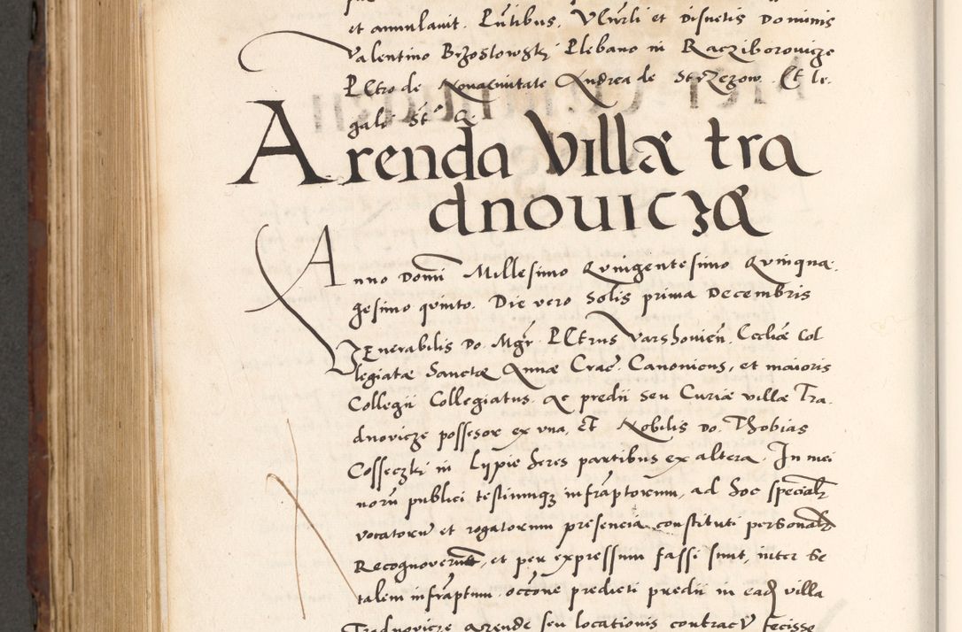 Zdjęcie nr 870 dla obiektu archiwalnego: Acta actorum causarum, sententiarum tam diffinitivarum quam interlocutoriam, obligationum, constitutionum, contractuum etc. coram reverendo patre domino Petro Porembski preposito Oswieczimensi, canonico et officiali Cracoviensi de anno Domini millesimo DºLº quarto, indictione duodecima, pontificatus sanctissimi in Christo patris et domini nostri domini Julii divina providencia papae eius nominis tercii, anno quarto, a die et mense infrasciptis continuantur