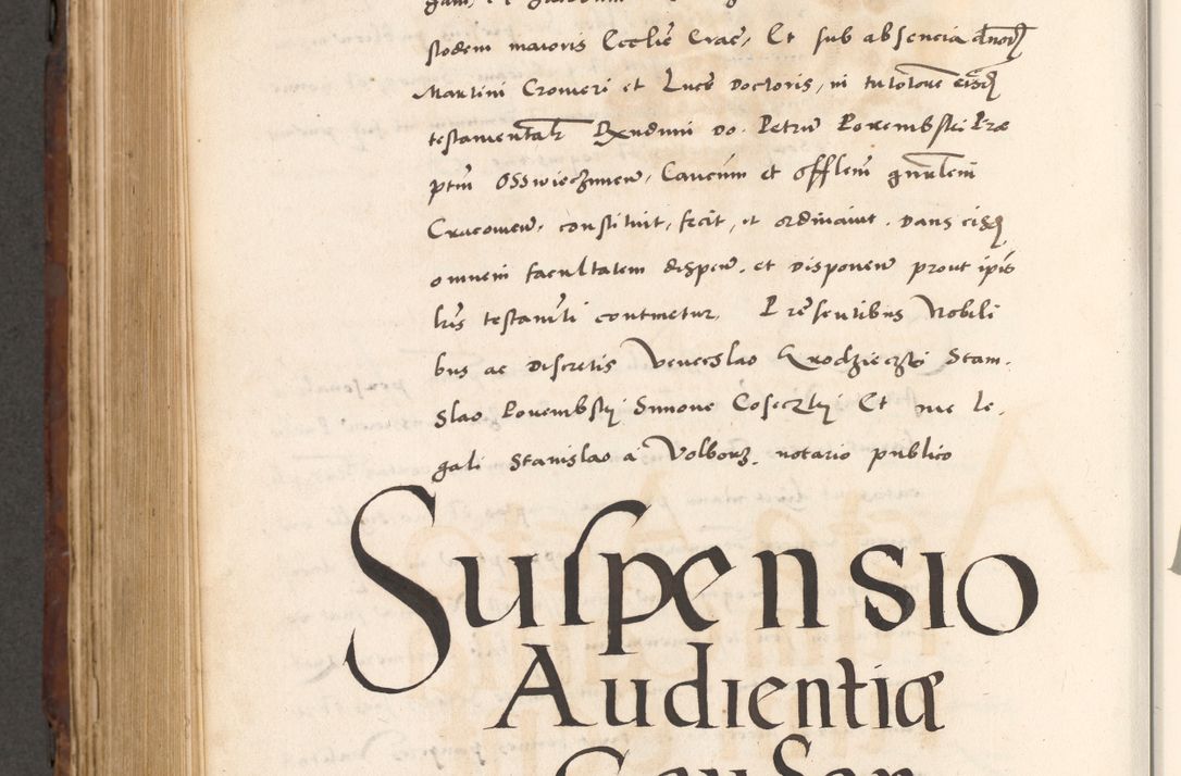 Zdjęcie nr 862 dla obiektu archiwalnego: Acta actorum causarum, sententiarum tam diffinitivarum quam interlocutoriam, obligationum, constitutionum, contractuum etc. coram reverendo patre domino Petro Porembski preposito Oswieczimensi, canonico et officiali Cracoviensi de anno Domini millesimo DºLº quarto, indictione duodecima, pontificatus sanctissimi in Christo patris et domini nostri domini Julii divina providencia papae eius nominis tercii, anno quarto, a die et mense infrasciptis continuantur