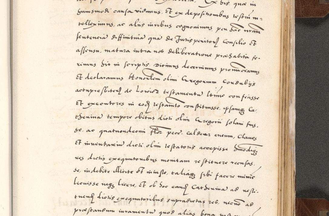 Zdjęcie nr 845 dla obiektu archiwalnego: Acta actorum causarum, sententiarum tam diffinitivarum quam interlocutoriam, obligationum, constitutionum, contractuum etc. coram reverendo patre domino Petro Porembski preposito Oswieczimensi, canonico et officiali Cracoviensi de anno Domini millesimo DºLº quarto, indictione duodecima, pontificatus sanctissimi in Christo patris et domini nostri domini Julii divina providencia papae eius nominis tercii, anno quarto, a die et mense infrasciptis continuantur
