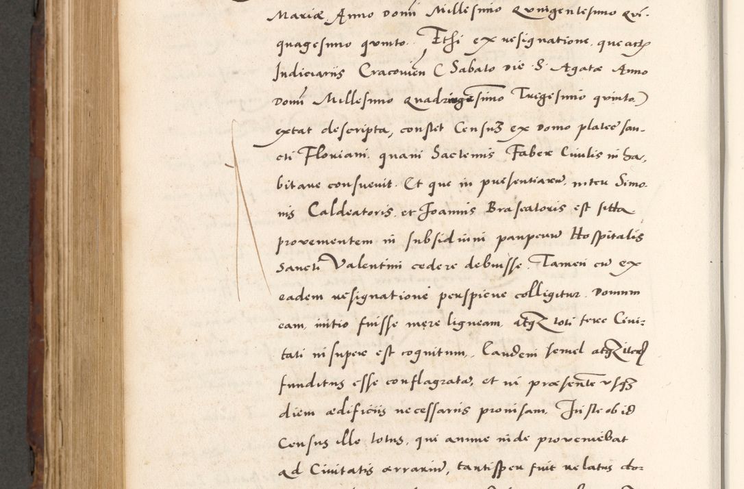 Zdjęcie nr 816 dla obiektu archiwalnego: Acta actorum causarum, sententiarum tam diffinitivarum quam interlocutoriam, obligationum, constitutionum, contractuum etc. coram reverendo patre domino Petro Porembski preposito Oswieczimensi, canonico et officiali Cracoviensi de anno Domini millesimo DºLº quarto, indictione duodecima, pontificatus sanctissimi in Christo patris et domini nostri domini Julii divina providencia papae eius nominis tercii, anno quarto, a die et mense infrasciptis continuantur