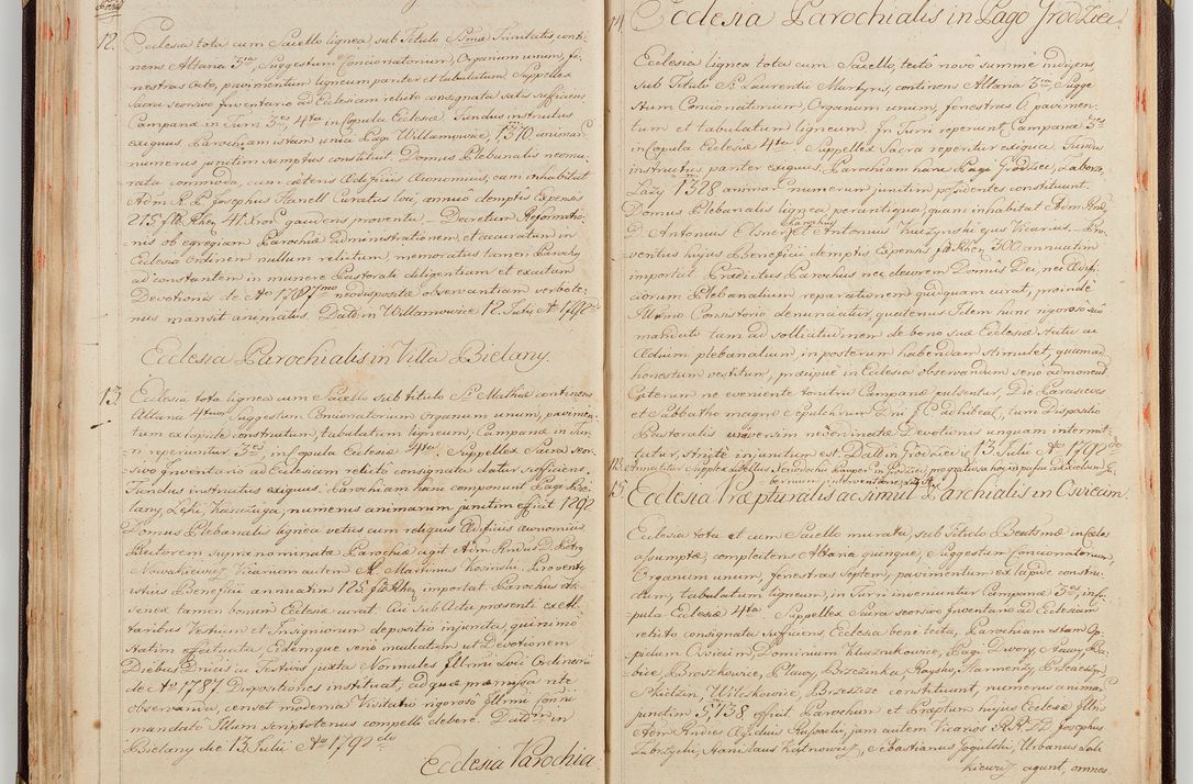 Zdjęcie nr 47 dla obiektu archiwalnego: Acta visitationis generalis decanatuum Żywiecensis et Oswiencimensis in conformitate diplomaticae dispositionis ab R. D. Floriano Amano de Janowek Janowski, episcopo Tarnoviensi, Sacrae Caes. Reg. Majestatis consiliario , datae 20 Maji anni currentis in personam infrascripti delegati visitatoris gratiose emanatae, quae: 