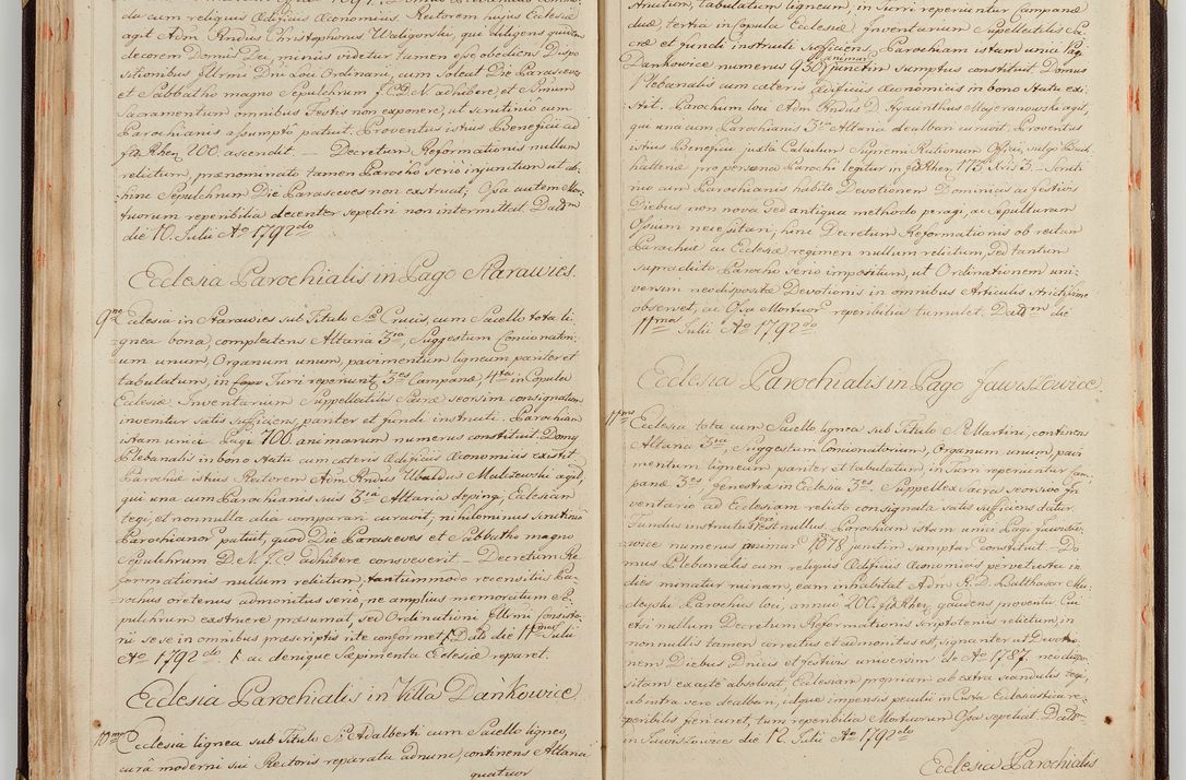 Zdjęcie nr 46 dla obiektu archiwalnego: Acta visitationis generalis decanatuum Żywiecensis et Oswiencimensis in conformitate diplomaticae dispositionis ab R. D. Floriano Amano de Janowek Janowski, episcopo Tarnoviensi, Sacrae Caes. Reg. Majestatis consiliario , datae 20 Maji anni currentis in personam infrascripti delegati visitatoris gratiose emanatae, quae: 