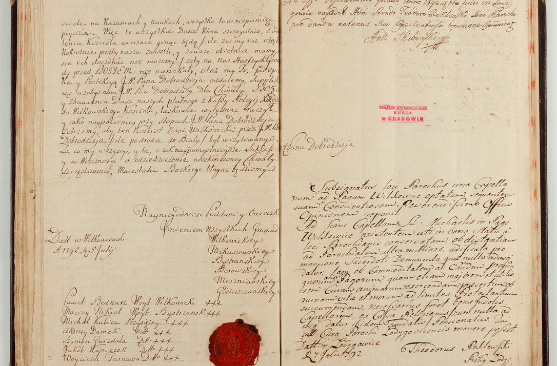 Zdjęcie nr 30 dla obiektu archiwalnego: Acta visitationis generalis decanatuum Żywiecensis et Oswiencimensis in conformitate diplomaticae dispositionis ab R. D. Floriano Amano de Janowek Janowski, episcopo Tarnoviensi, Sacrae Caes. Reg. Majestatis consiliario , datae 20 Maji anni currentis in personam infrascripti delegati visitatoris gratiose emanatae, quae: 