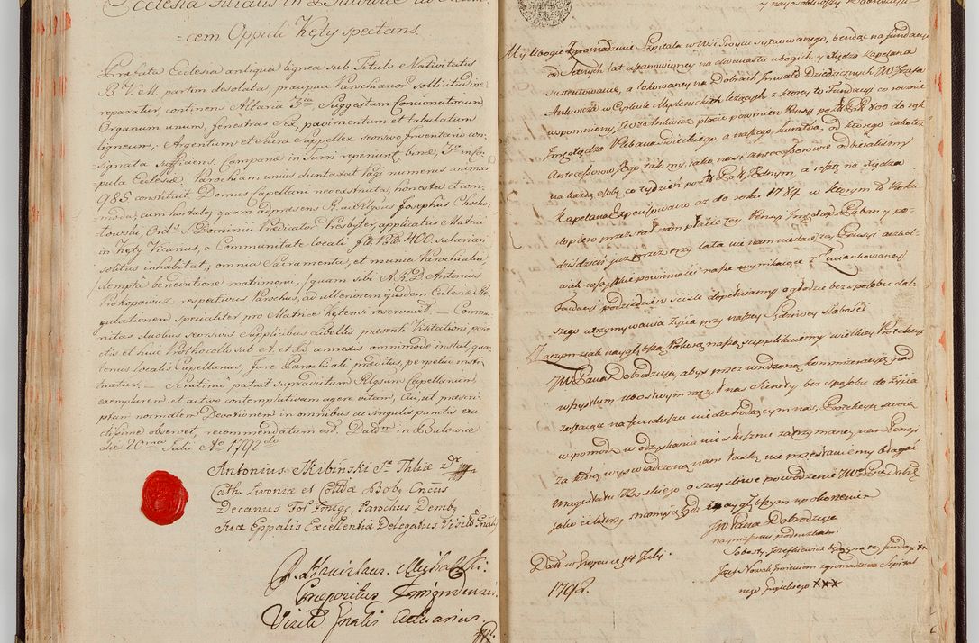 Zdjęcie nr 51 dla obiektu archiwalnego: Acta visitationis generalis decanatuum Żywiecensis et Oswiencimensis in conformitate diplomaticae dispositionis ab R. D. Floriano Amano de Janowek Janowski, episcopo Tarnoviensi, Sacrae Caes. Reg. Majestatis consiliario , datae 20 Maji anni currentis in personam infrascripti delegati visitatoris gratiose emanatae, quae: 