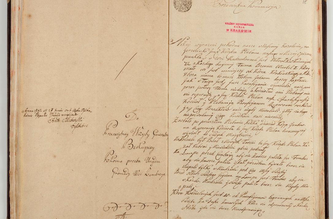 Zdjęcie nr 23 dla obiektu archiwalnego: Acta visitationis generalis decanatuum Żywiecensis et Oswiencimensis in conformitate diplomaticae dispositionis ab R. D. Floriano Amano de Janowek Janowski, episcopo Tarnoviensi, Sacrae Caes. Reg. Majestatis consiliario , datae 20 Maji anni currentis in personam infrascripti delegati visitatoris gratiose emanatae, quae: 