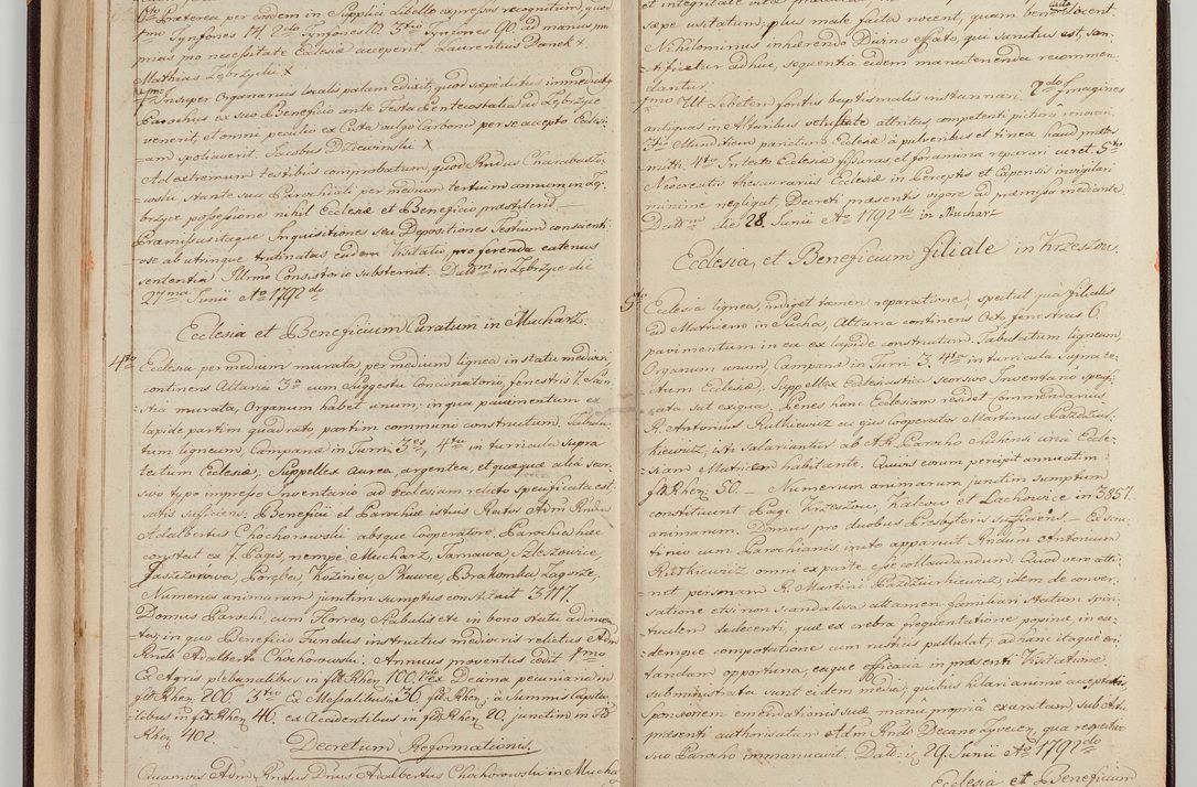 Zdjęcie nr 15 dla obiektu archiwalnego: Acta visitationis generalis decanatuum Żywiecensis et Oswiencimensis in conformitate diplomaticae dispositionis ab R. D. Floriano Amano de Janowek Janowski, episcopo Tarnoviensi, Sacrae Caes. Reg. Majestatis consiliario , datae 20 Maji anni currentis in personam infrascripti delegati visitatoris gratiose emanatae, quae: 
