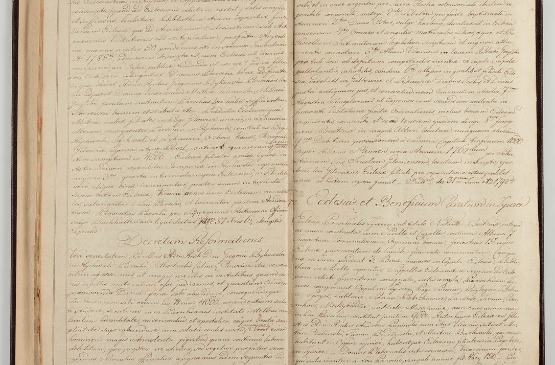 Zdjęcie nr 17 dla obiektu archiwalnego: Acta visitationis generalis decanatuum Żywiecensis et Oswiencimensis in conformitate diplomaticae dispositionis ab R. D. Floriano Amano de Janowek Janowski, episcopo Tarnoviensi, Sacrae Caes. Reg. Majestatis consiliario , datae 20 Maji anni currentis in personam infrascripti delegati visitatoris gratiose emanatae, quae: 