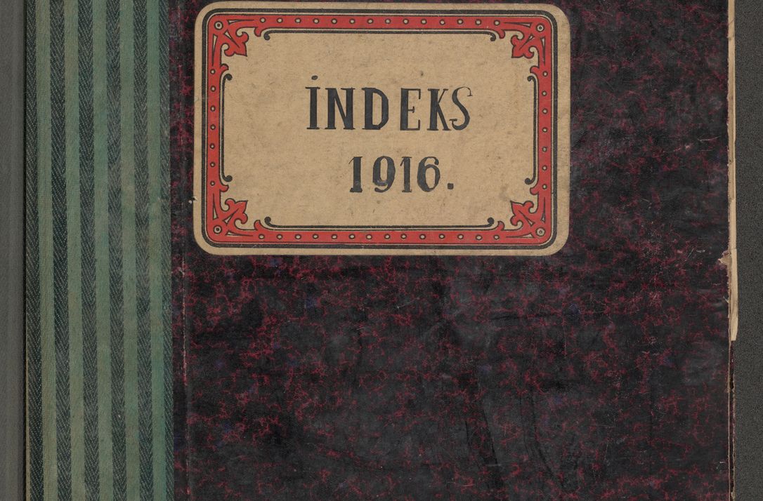 Zdjęcie nr 1 dla obiektu archiwalnego: Indeks 1916