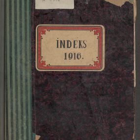 Zdjęcie nr 1 dla obiektu archiwalnego: Indeks 1916