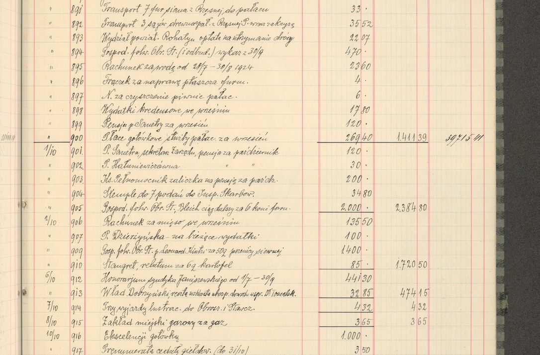 Zdjęcie nr 21 dla obiektu archiwalnego: Kasa 1924-1929