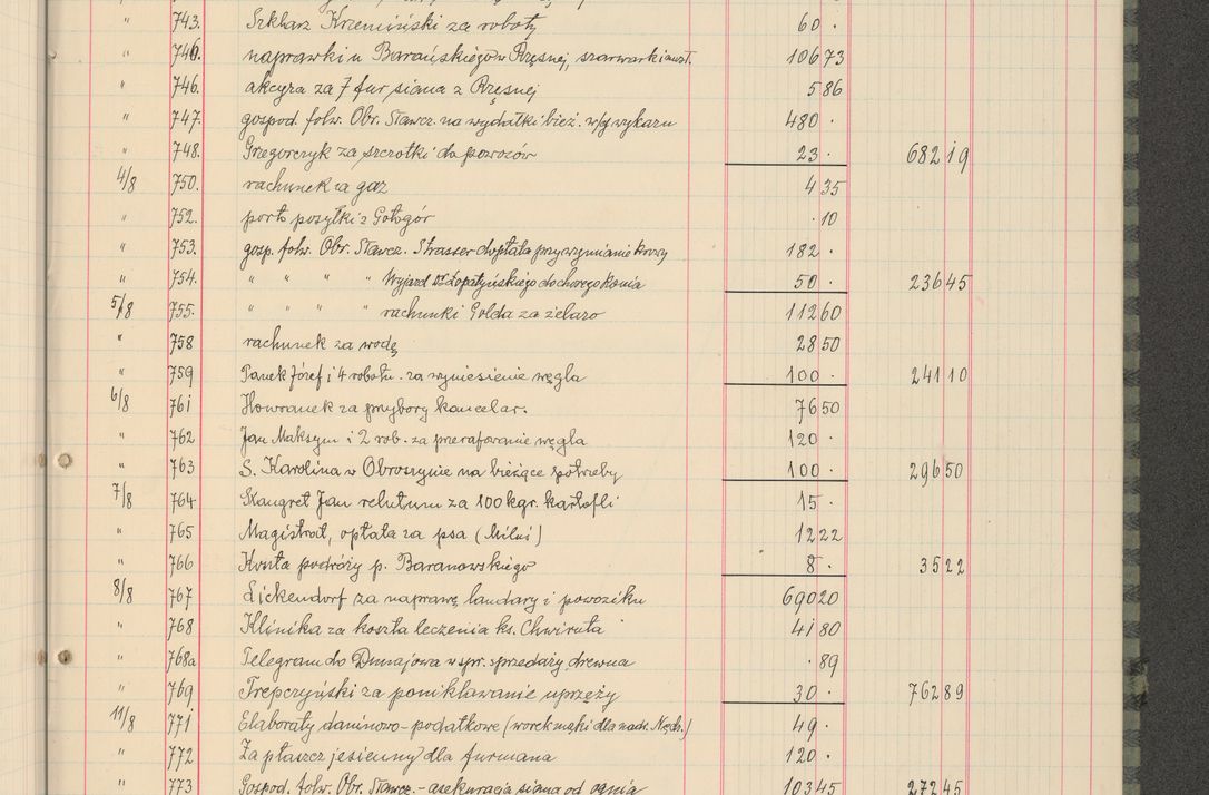 Zdjęcie nr 15 dla obiektu archiwalnego: Kasa 1924-1929
