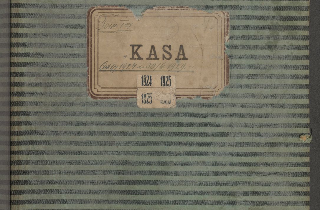 Zdjęcie nr 1 dla obiektu archiwalnego: Kasa 1924-1929