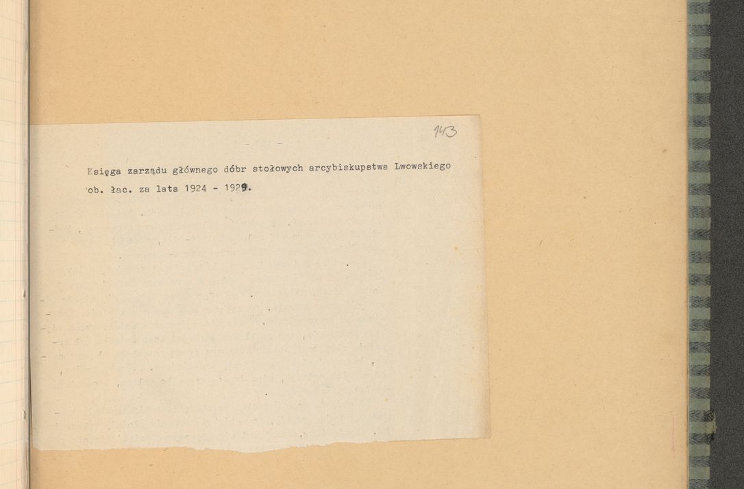 Zdjęcie nr 293 dla obiektu archiwalnego: Kasa 1924-1929