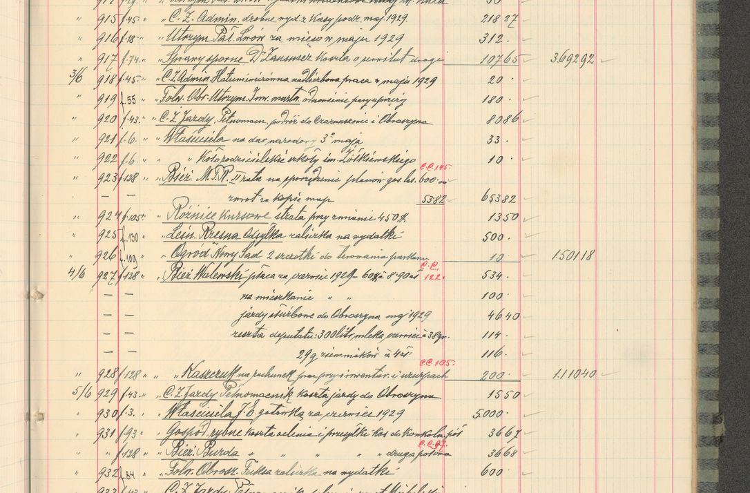 Zdjęcie nr 287 dla obiektu archiwalnego: Kasa 1924-1929