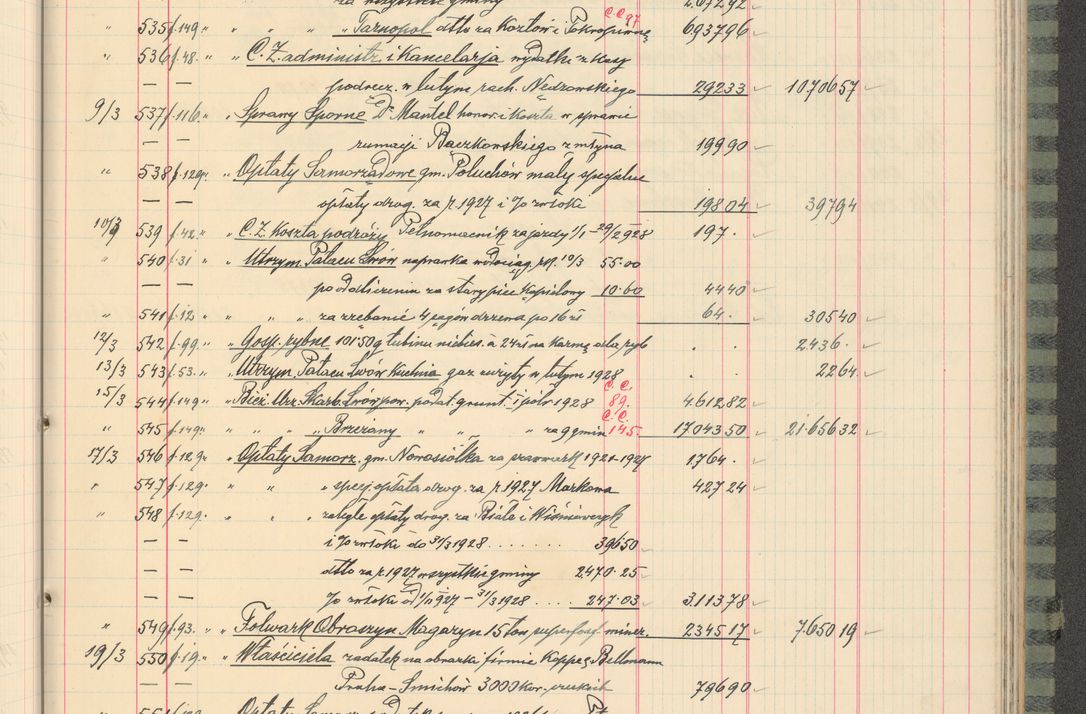 Zdjęcie nr 209 dla obiektu archiwalnego: Kasa 1924-1929