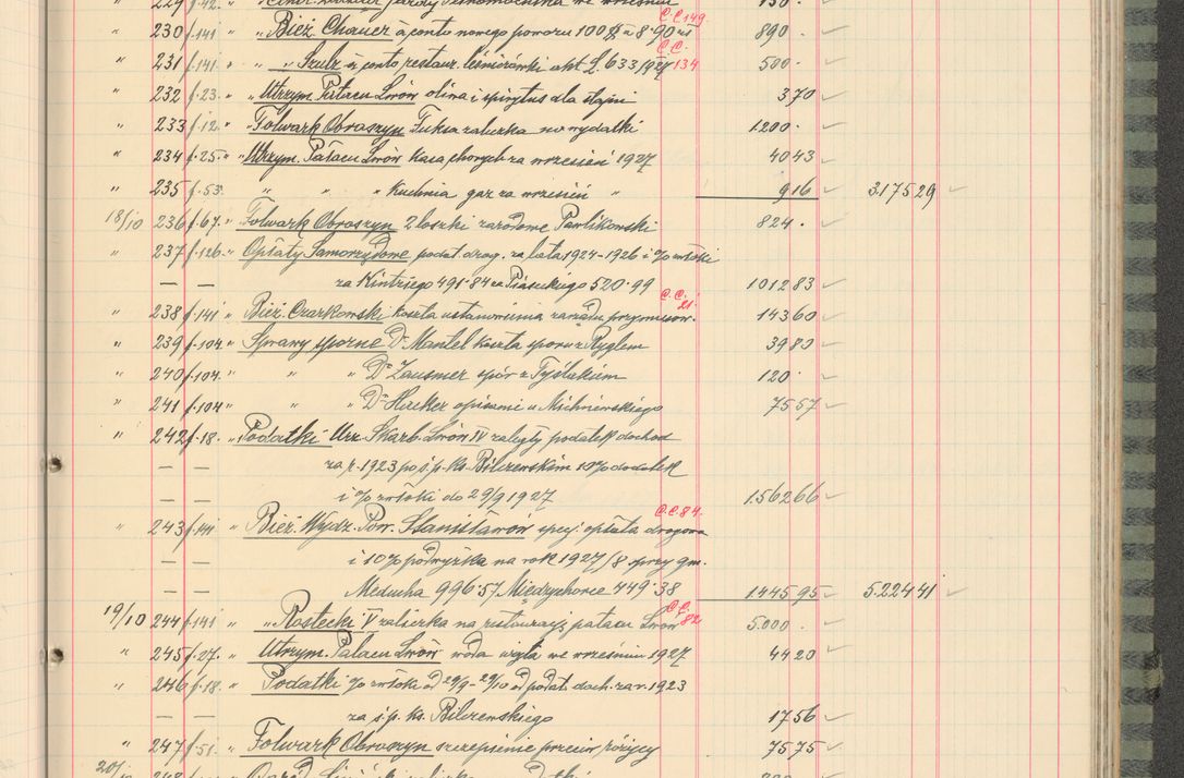 Zdjęcie nr 189 dla obiektu archiwalnego: Kasa 1924-1929