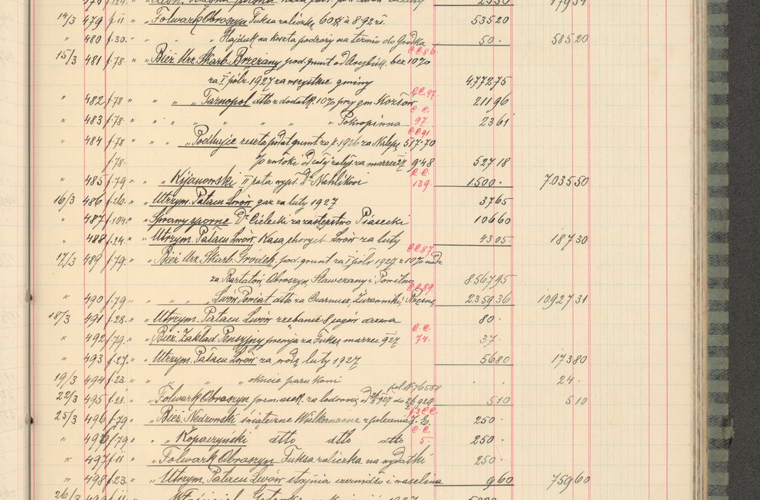 Zdjęcie nr 155 dla obiektu archiwalnego: Kasa 1924-1929