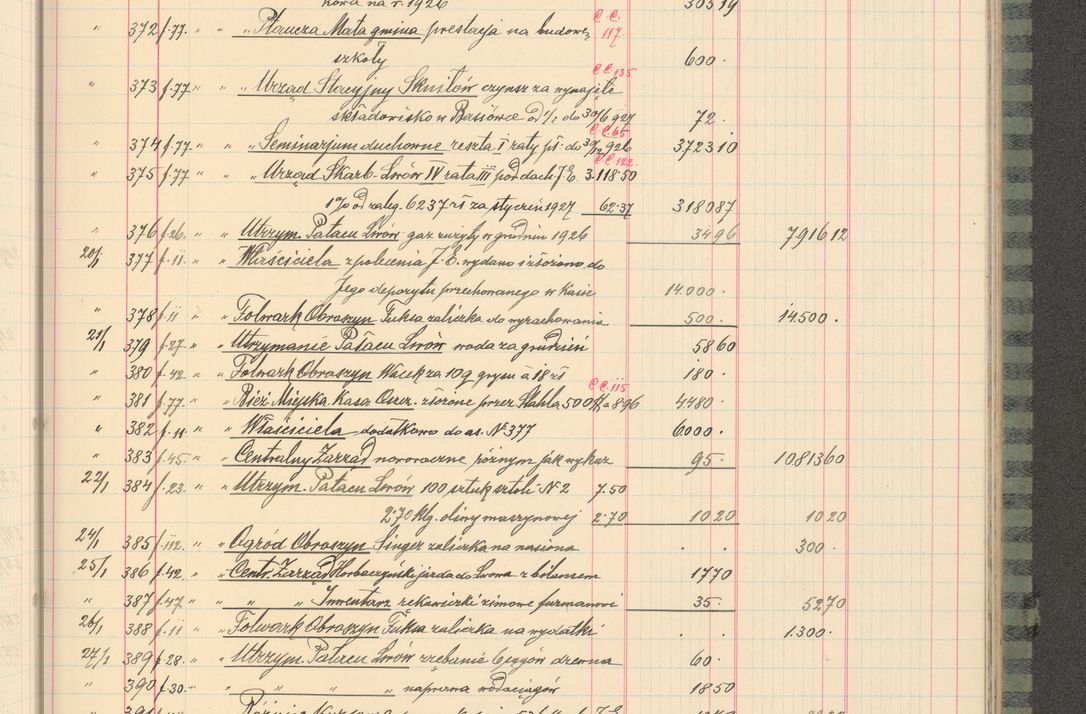 Zdjęcie nr 145 dla obiektu archiwalnego: Kasa 1924-1929