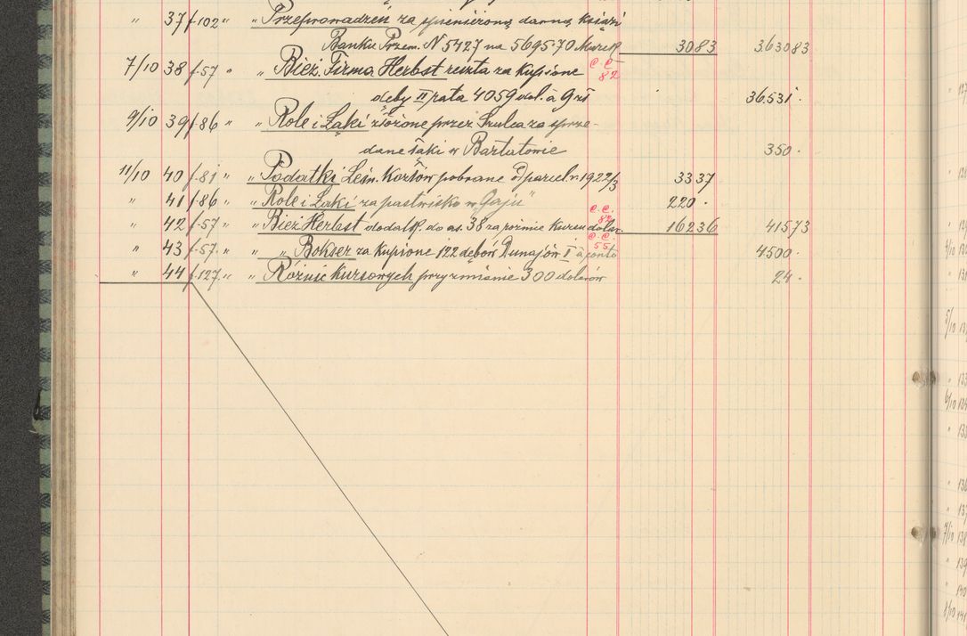 Zdjęcie nr 122 dla obiektu archiwalnego: Kasa 1924-1929