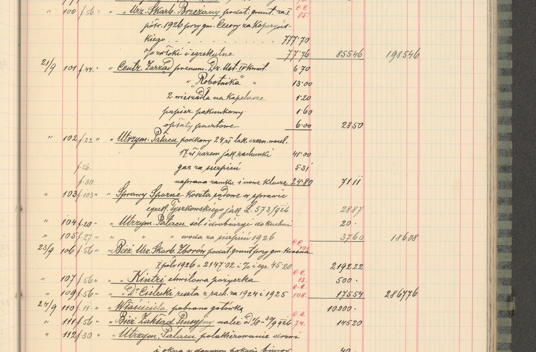 Zdjęcie nr 119 dla obiektu archiwalnego: Kasa 1924-1929