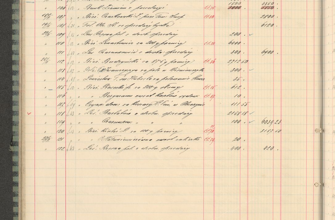 Zdjęcie nr 86 dla obiektu archiwalnego: Kasa 1924-1929