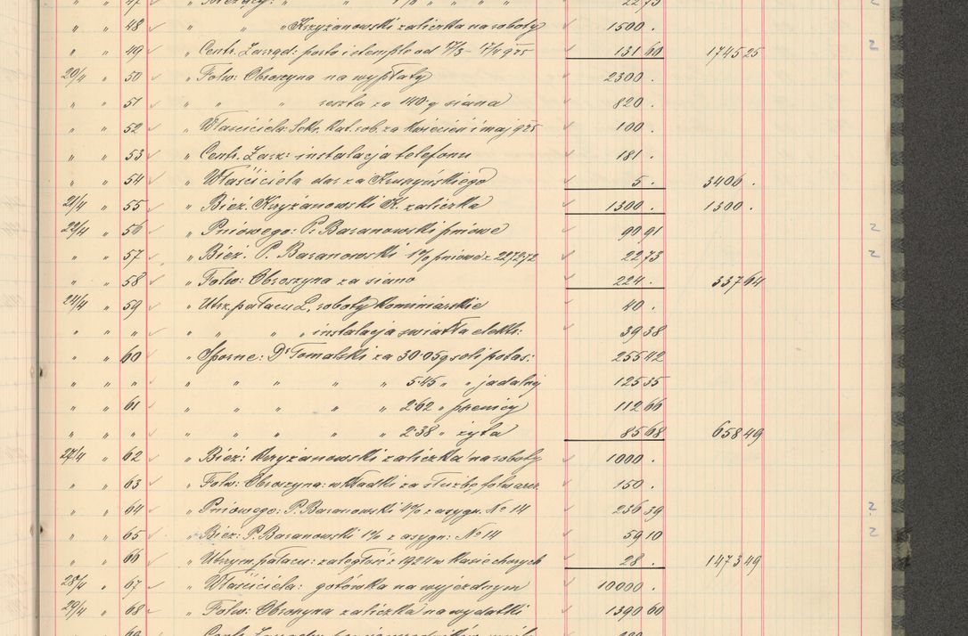 Zdjęcie nr 47 dla obiektu archiwalnego: Kasa 1924-1929