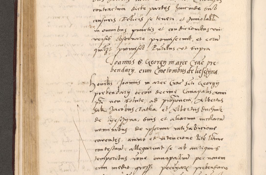 Zdjęcie nr 192 dla obiektu archiwalnego: Acta actorum, sententiarum diffinitivarum coram reverendo domino Petro Miscowski canonico et in spiritualibus vicario generali Cracoviensi ad annum Domini Mᵐᵘᵐ DXLVIᵗᵘᵐ, cuius indictio est quarta, pontificatus sanctissimi in Christo patris et domini nostri domini Pauli divina providencia pape tercii, a die tercia mensis Novembris, annus duodecimus (sic!) feliciter continuantur