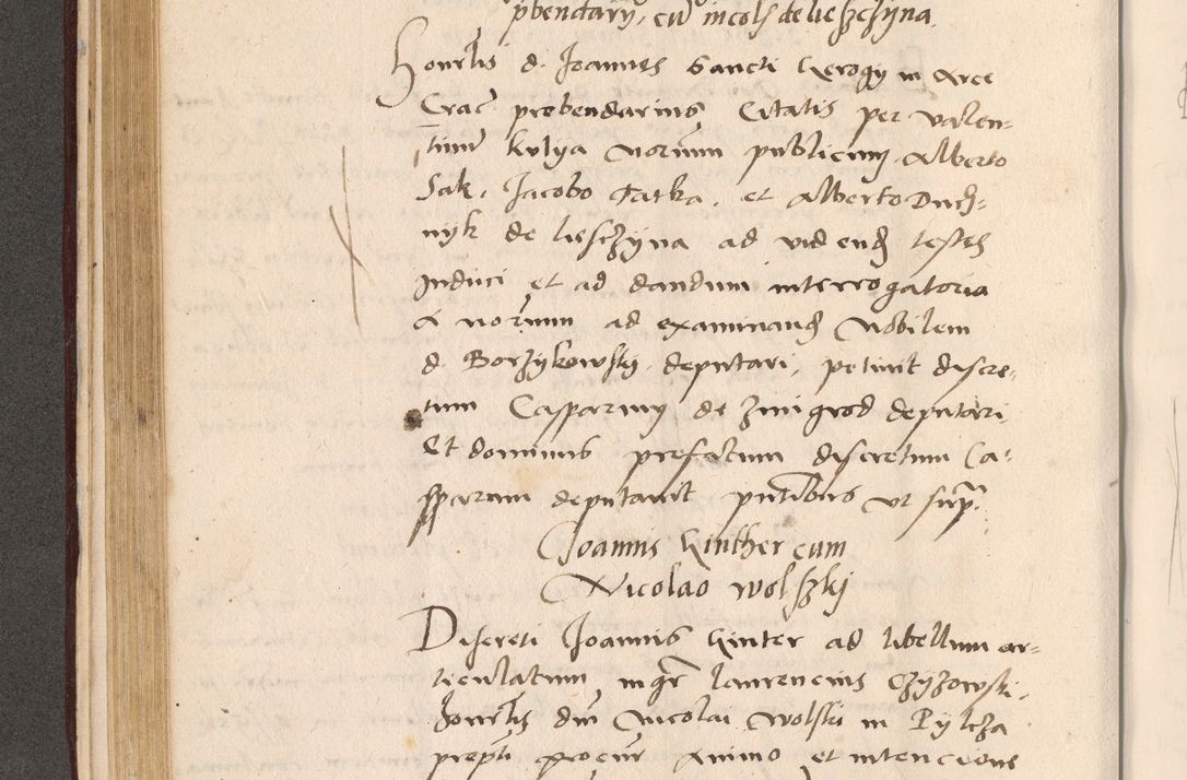Zdjęcie nr 194 dla obiektu archiwalnego: Acta actorum, sententiarum diffinitivarum coram reverendo domino Petro Miscowski canonico et in spiritualibus vicario generali Cracoviensi ad annum Domini Mᵐᵘᵐ DXLVIᵗᵘᵐ, cuius indictio est quarta, pontificatus sanctissimi in Christo patris et domini nostri domini Pauli divina providencia pape tercii, a die tercia mensis Novembris, annus duodecimus (sic!) feliciter continuantur
