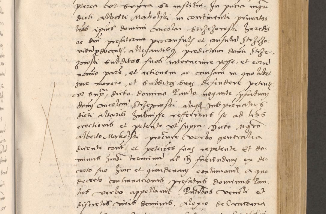 Zdjęcie nr 185 dla obiektu archiwalnego: Acta actorum, sententiarum diffinitivarum coram reverendo domino Petro Miscowski canonico et in spiritualibus vicario generali Cracoviensi ad annum Domini Mᵐᵘᵐ DXLVIᵗᵘᵐ, cuius indictio est quarta, pontificatus sanctissimi in Christo patris et domini nostri domini Pauli divina providencia pape tercii, a die tercia mensis Novembris, annus duodecimus (sic!) feliciter continuantur