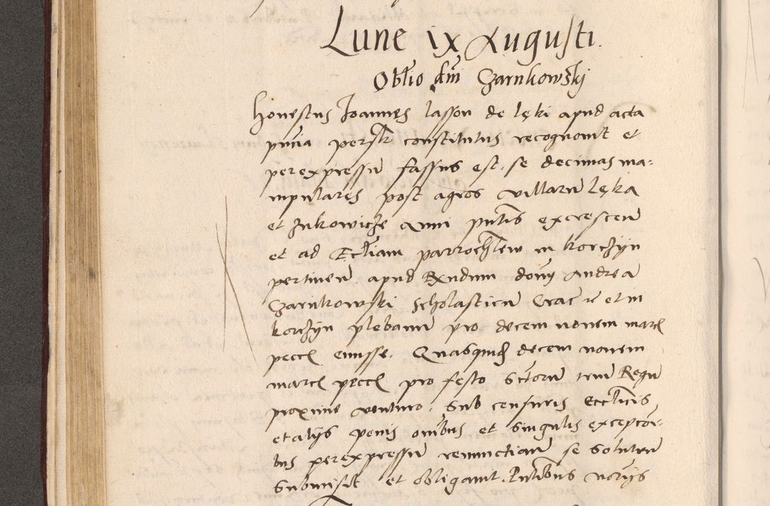 Zdjęcie nr 176 dla obiektu archiwalnego: Acta actorum, sententiarum diffinitivarum coram reverendo domino Petro Miscowski canonico et in spiritualibus vicario generali Cracoviensi ad annum Domini Mᵐᵘᵐ DXLVIᵗᵘᵐ, cuius indictio est quarta, pontificatus sanctissimi in Christo patris et domini nostri domini Pauli divina providencia pape tercii, a die tercia mensis Novembris, annus duodecimus (sic!) feliciter continuantur