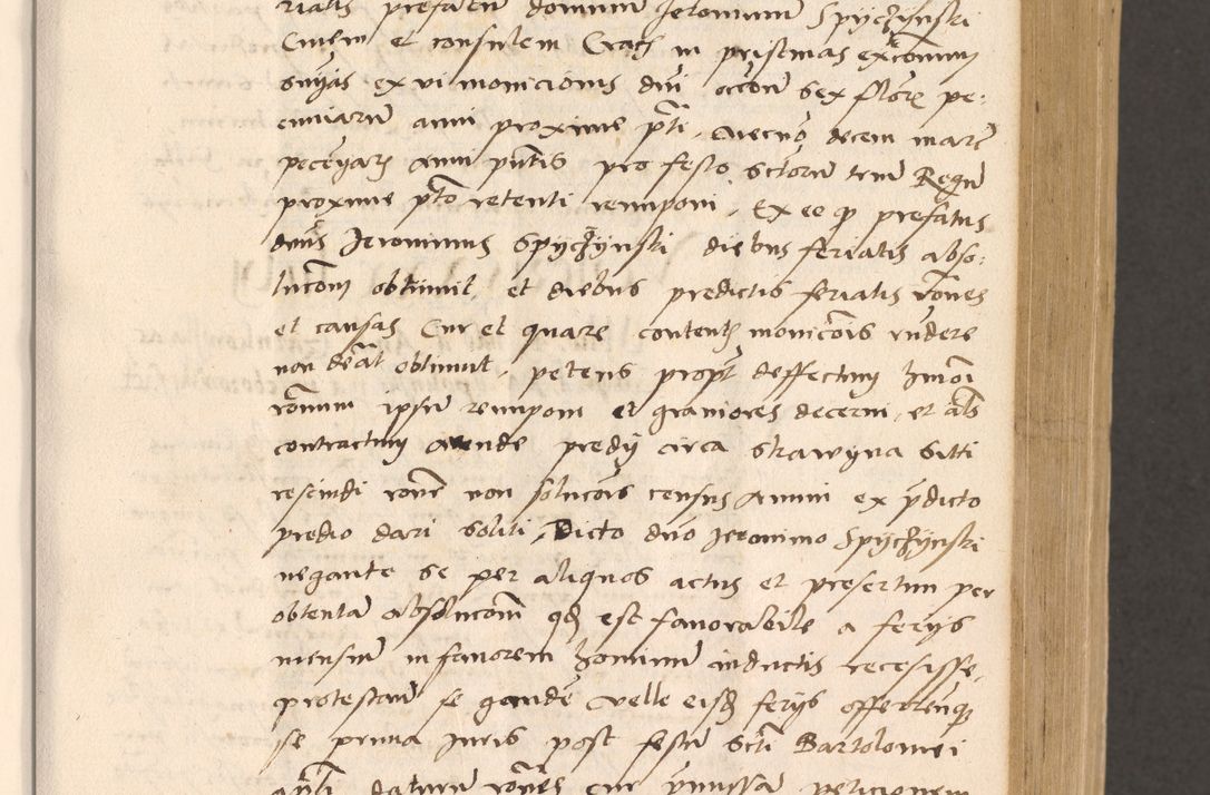 Zdjęcie nr 165 dla obiektu archiwalnego: Acta actorum, sententiarum diffinitivarum coram reverendo domino Petro Miscowski canonico et in spiritualibus vicario generali Cracoviensi ad annum Domini Mᵐᵘᵐ DXLVIᵗᵘᵐ, cuius indictio est quarta, pontificatus sanctissimi in Christo patris et domini nostri domini Pauli divina providencia pape tercii, a die tercia mensis Novembris, annus duodecimus (sic!) feliciter continuantur