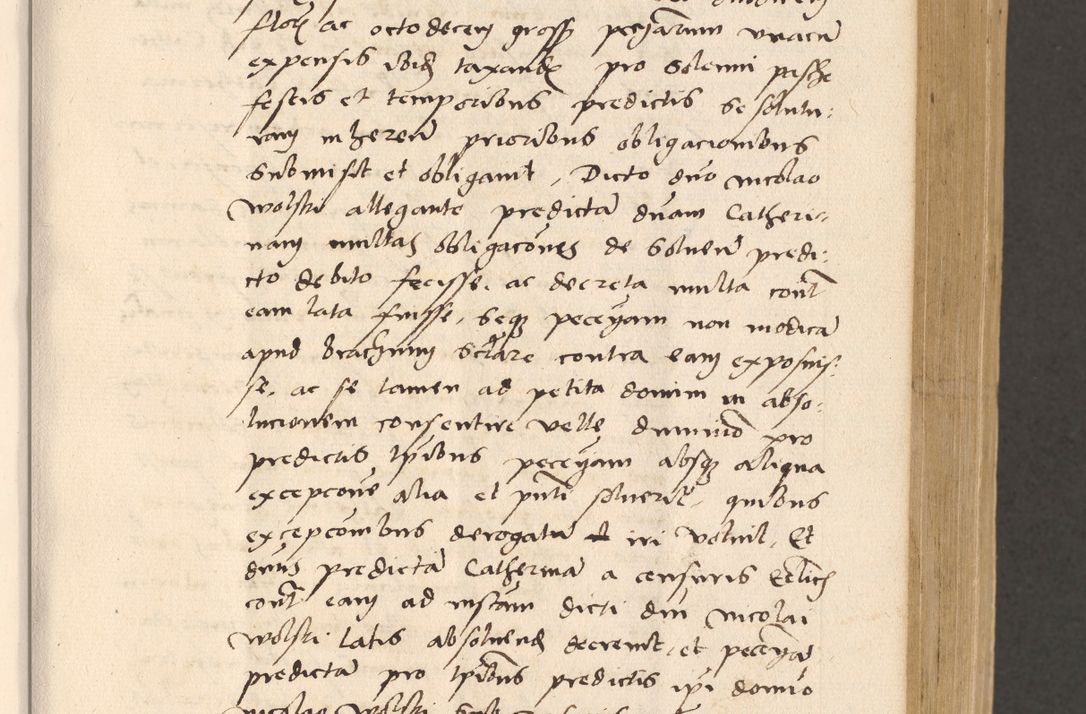 Zdjęcie nr 161 dla obiektu archiwalnego: Acta actorum, sententiarum diffinitivarum coram reverendo domino Petro Miscowski canonico et in spiritualibus vicario generali Cracoviensi ad annum Domini Mᵐᵘᵐ DXLVIᵗᵘᵐ, cuius indictio est quarta, pontificatus sanctissimi in Christo patris et domini nostri domini Pauli divina providencia pape tercii, a die tercia mensis Novembris, annus duodecimus (sic!) feliciter continuantur
