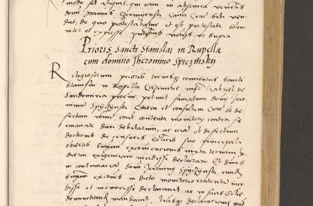 Zdjęcie nr 151 dla obiektu archiwalnego: Acta actorum, sententiarum diffinitivarum coram reverendo domino Petro Miscowski canonico et in spiritualibus vicario generali Cracoviensi ad annum Domini Mᵐᵘᵐ DXLVIᵗᵘᵐ, cuius indictio est quarta, pontificatus sanctissimi in Christo patris et domini nostri domini Pauli divina providencia pape tercii, a die tercia mensis Novembris, annus duodecimus (sic!) feliciter continuantur