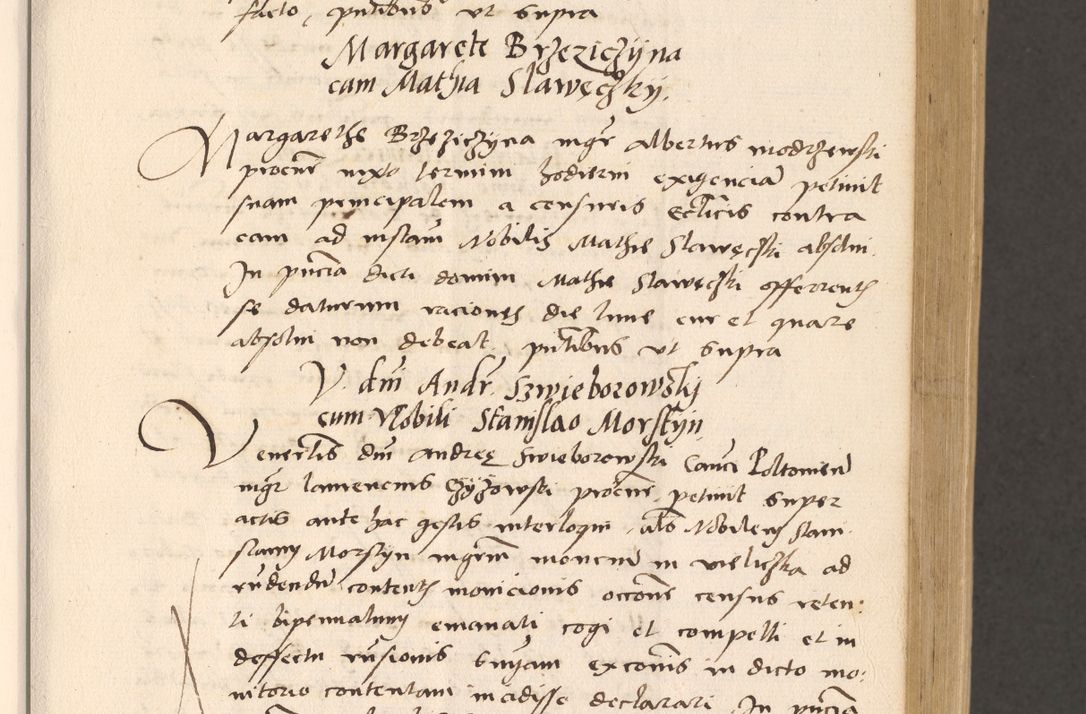 Zdjęcie nr 147 dla obiektu archiwalnego: Acta actorum, sententiarum diffinitivarum coram reverendo domino Petro Miscowski canonico et in spiritualibus vicario generali Cracoviensi ad annum Domini Mᵐᵘᵐ DXLVIᵗᵘᵐ, cuius indictio est quarta, pontificatus sanctissimi in Christo patris et domini nostri domini Pauli divina providencia pape tercii, a die tercia mensis Novembris, annus duodecimus (sic!) feliciter continuantur