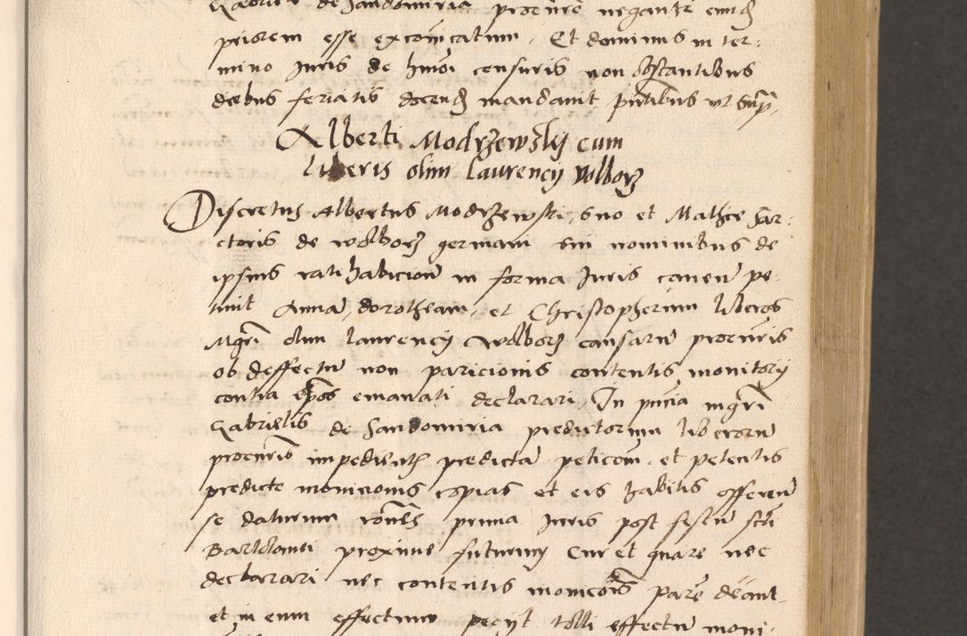 Zdjęcie nr 145 dla obiektu archiwalnego: Acta actorum, sententiarum diffinitivarum coram reverendo domino Petro Miscowski canonico et in spiritualibus vicario generali Cracoviensi ad annum Domini Mᵐᵘᵐ DXLVIᵗᵘᵐ, cuius indictio est quarta, pontificatus sanctissimi in Christo patris et domini nostri domini Pauli divina providencia pape tercii, a die tercia mensis Novembris, annus duodecimus (sic!) feliciter continuantur