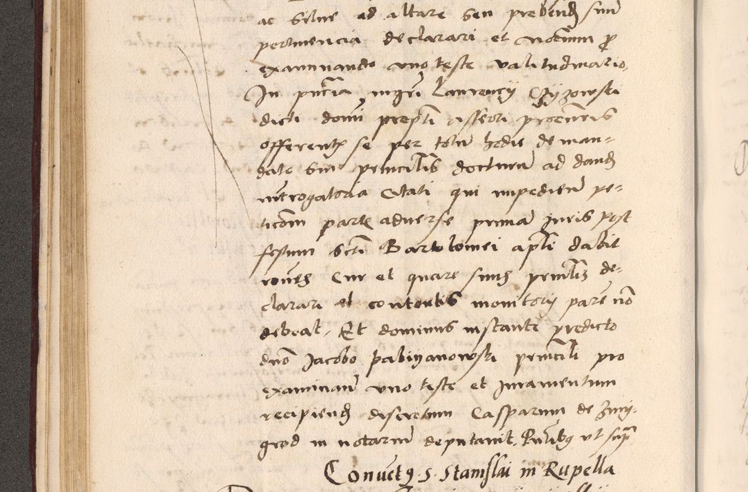Zdjęcie nr 144 dla obiektu archiwalnego: Acta actorum, sententiarum diffinitivarum coram reverendo domino Petro Miscowski canonico et in spiritualibus vicario generali Cracoviensi ad annum Domini Mᵐᵘᵐ DXLVIᵗᵘᵐ, cuius indictio est quarta, pontificatus sanctissimi in Christo patris et domini nostri domini Pauli divina providencia pape tercii, a die tercia mensis Novembris, annus duodecimus (sic!) feliciter continuantur