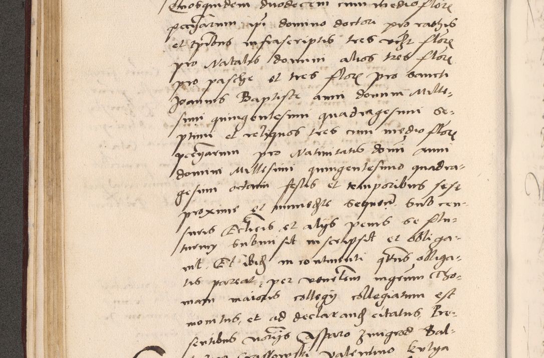 Zdjęcie nr 142 dla obiektu archiwalnego: Acta actorum, sententiarum diffinitivarum coram reverendo domino Petro Miscowski canonico et in spiritualibus vicario generali Cracoviensi ad annum Domini Mᵐᵘᵐ DXLVIᵗᵘᵐ, cuius indictio est quarta, pontificatus sanctissimi in Christo patris et domini nostri domini Pauli divina providencia pape tercii, a die tercia mensis Novembris, annus duodecimus (sic!) feliciter continuantur