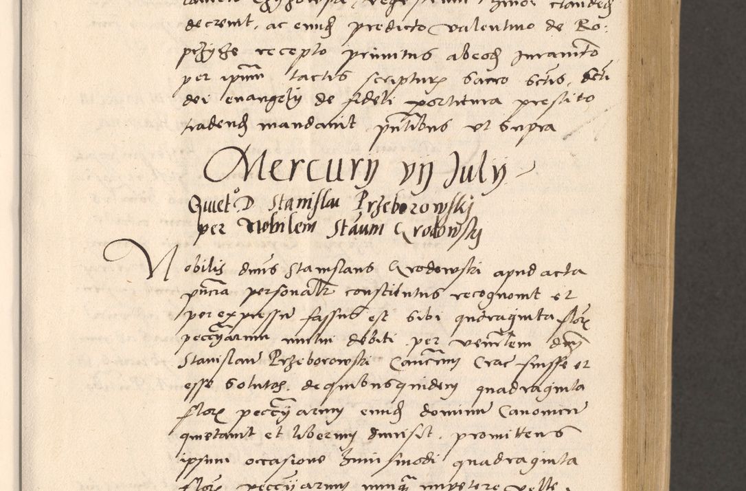 Zdjęcie nr 135 dla obiektu archiwalnego: Acta actorum, sententiarum diffinitivarum coram reverendo domino Petro Miscowski canonico et in spiritualibus vicario generali Cracoviensi ad annum Domini Mᵐᵘᵐ DXLVIᵗᵘᵐ, cuius indictio est quarta, pontificatus sanctissimi in Christo patris et domini nostri domini Pauli divina providencia pape tercii, a die tercia mensis Novembris, annus duodecimus (sic!) feliciter continuantur