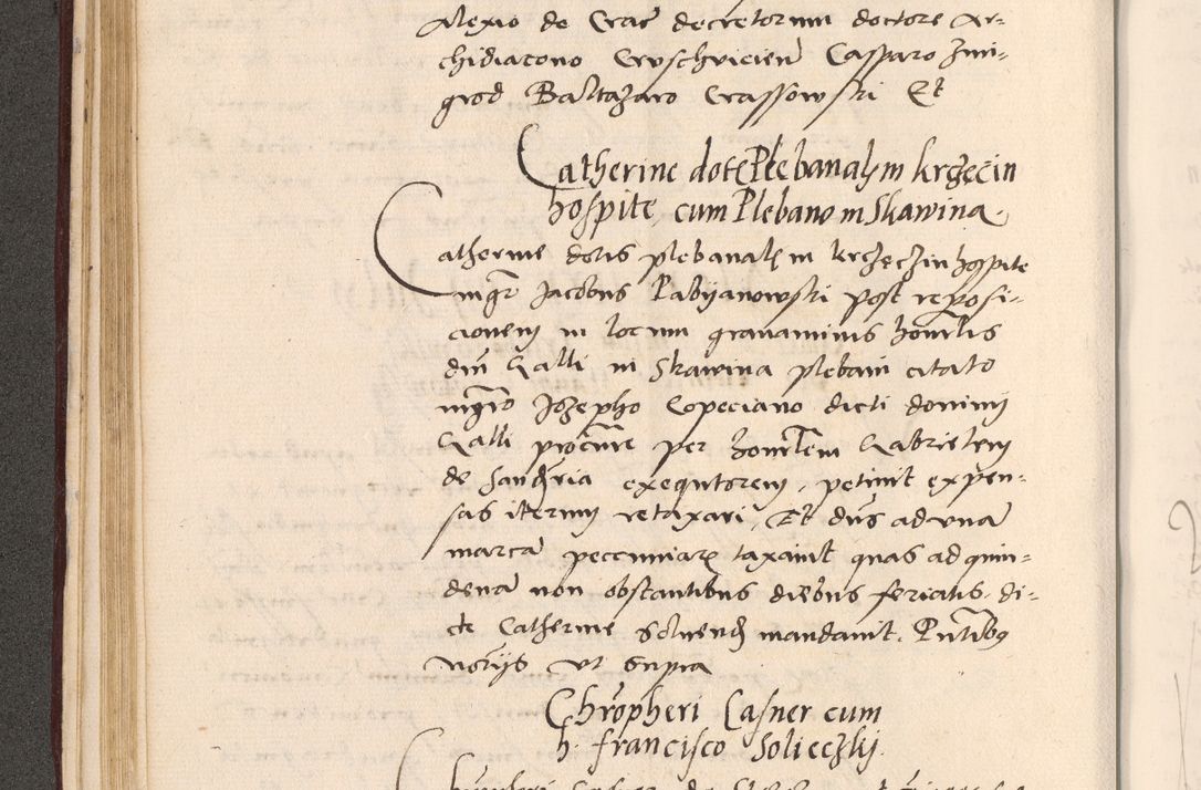 Zdjęcie nr 136 dla obiektu archiwalnego: Acta actorum, sententiarum diffinitivarum coram reverendo domino Petro Miscowski canonico et in spiritualibus vicario generali Cracoviensi ad annum Domini Mᵐᵘᵐ DXLVIᵗᵘᵐ, cuius indictio est quarta, pontificatus sanctissimi in Christo patris et domini nostri domini Pauli divina providencia pape tercii, a die tercia mensis Novembris, annus duodecimus (sic!) feliciter continuantur