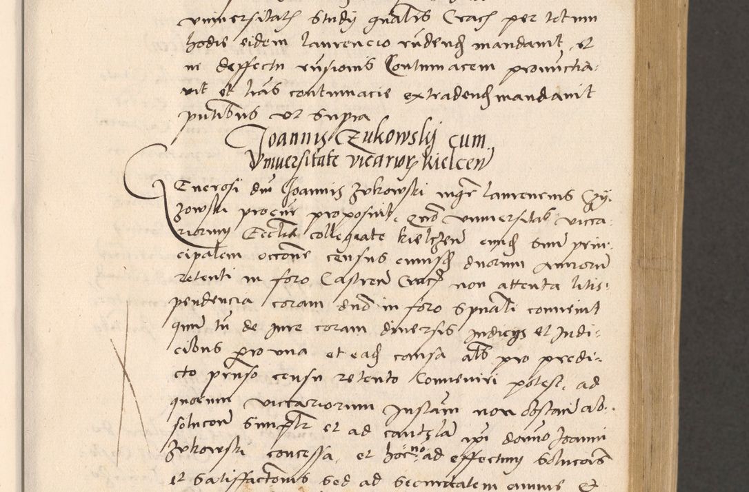 Zdjęcie nr 131 dla obiektu archiwalnego: Acta actorum, sententiarum diffinitivarum coram reverendo domino Petro Miscowski canonico et in spiritualibus vicario generali Cracoviensi ad annum Domini Mᵐᵘᵐ DXLVIᵗᵘᵐ, cuius indictio est quarta, pontificatus sanctissimi in Christo patris et domini nostri domini Pauli divina providencia pape tercii, a die tercia mensis Novembris, annus duodecimus (sic!) feliciter continuantur