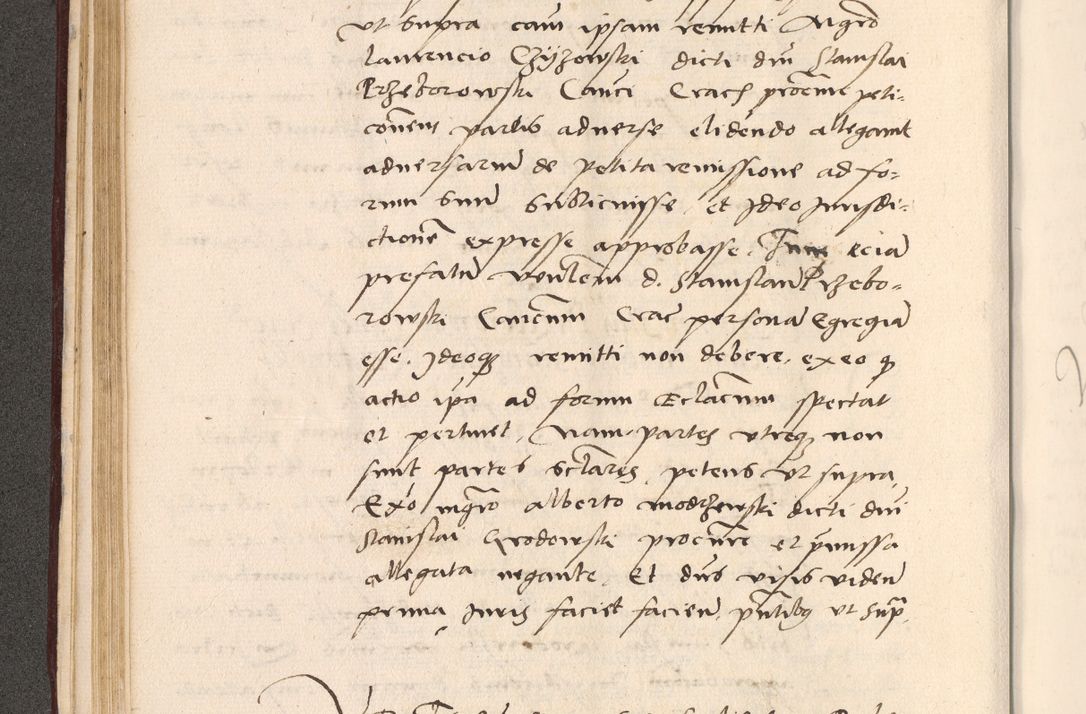 Zdjęcie nr 134 dla obiektu archiwalnego: Acta actorum, sententiarum diffinitivarum coram reverendo domino Petro Miscowski canonico et in spiritualibus vicario generali Cracoviensi ad annum Domini Mᵐᵘᵐ DXLVIᵗᵘᵐ, cuius indictio est quarta, pontificatus sanctissimi in Christo patris et domini nostri domini Pauli divina providencia pape tercii, a die tercia mensis Novembris, annus duodecimus (sic!) feliciter continuantur