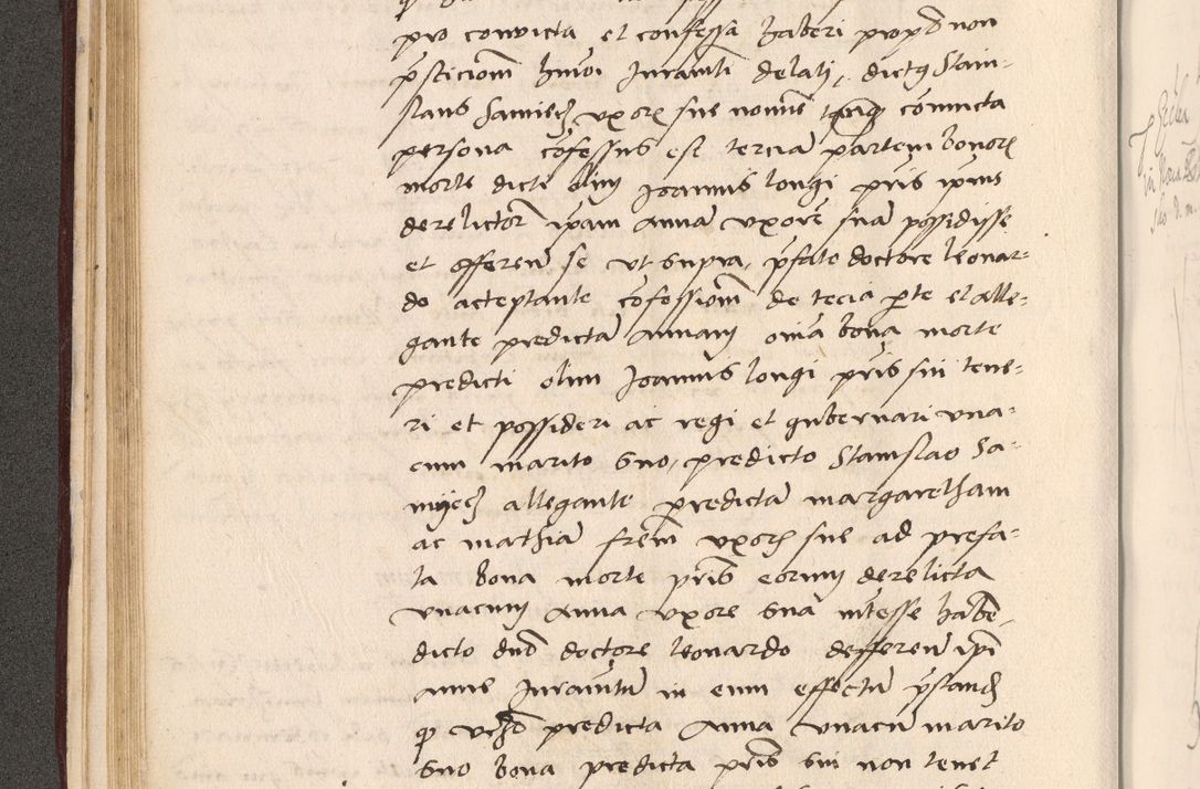 Zdjęcie nr 126 dla obiektu archiwalnego: Acta actorum, sententiarum diffinitivarum coram reverendo domino Petro Miscowski canonico et in spiritualibus vicario generali Cracoviensi ad annum Domini Mᵐᵘᵐ DXLVIᵗᵘᵐ, cuius indictio est quarta, pontificatus sanctissimi in Christo patris et domini nostri domini Pauli divina providencia pape tercii, a die tercia mensis Novembris, annus duodecimus (sic!) feliciter continuantur