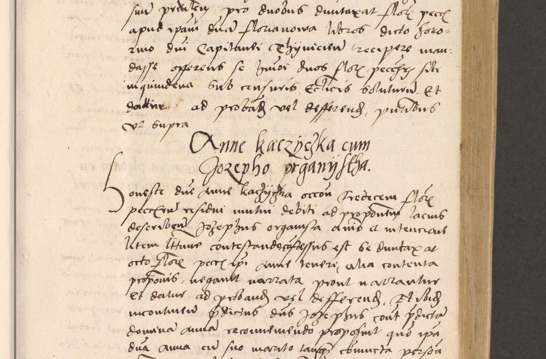 Zdjęcie nr 111 dla obiektu archiwalnego: Acta actorum, sententiarum diffinitivarum coram reverendo domino Petro Miscowski canonico et in spiritualibus vicario generali Cracoviensi ad annum Domini Mᵐᵘᵐ DXLVIᵗᵘᵐ, cuius indictio est quarta, pontificatus sanctissimi in Christo patris et domini nostri domini Pauli divina providencia pape tercii, a die tercia mensis Novembris, annus duodecimus (sic!) feliciter continuantur