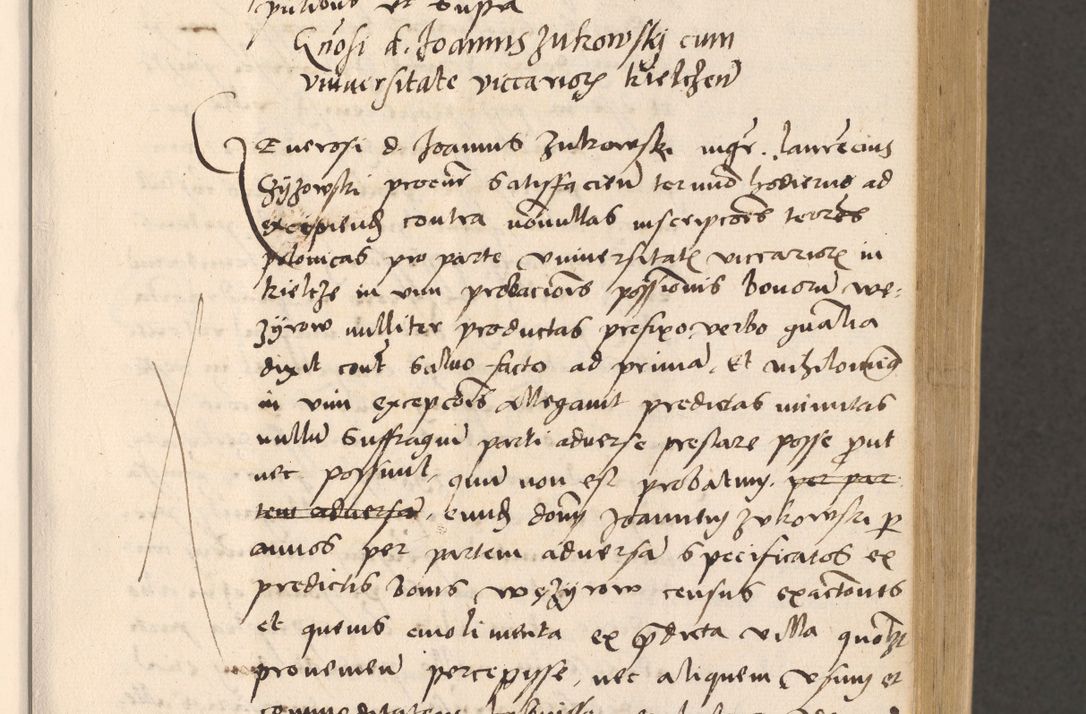 Zdjęcie nr 115 dla obiektu archiwalnego: Acta actorum, sententiarum diffinitivarum coram reverendo domino Petro Miscowski canonico et in spiritualibus vicario generali Cracoviensi ad annum Domini Mᵐᵘᵐ DXLVIᵗᵘᵐ, cuius indictio est quarta, pontificatus sanctissimi in Christo patris et domini nostri domini Pauli divina providencia pape tercii, a die tercia mensis Novembris, annus duodecimus (sic!) feliciter continuantur