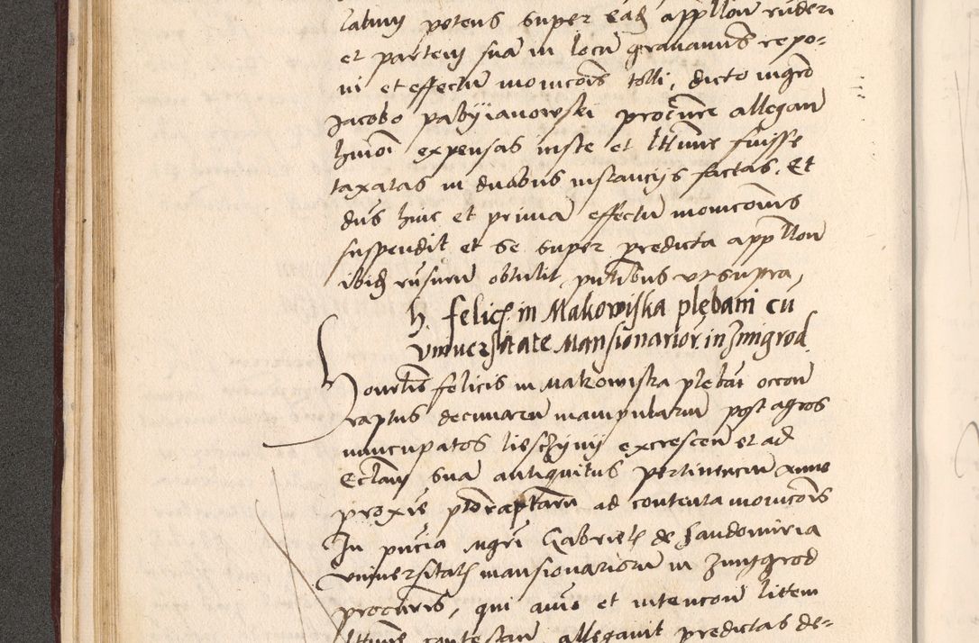 Zdjęcie nr 112 dla obiektu archiwalnego: Acta actorum, sententiarum diffinitivarum coram reverendo domino Petro Miscowski canonico et in spiritualibus vicario generali Cracoviensi ad annum Domini Mᵐᵘᵐ DXLVIᵗᵘᵐ, cuius indictio est quarta, pontificatus sanctissimi in Christo patris et domini nostri domini Pauli divina providencia pape tercii, a die tercia mensis Novembris, annus duodecimus (sic!) feliciter continuantur