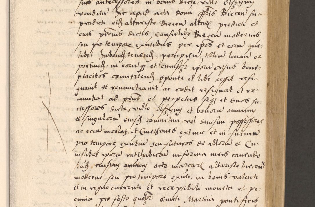 Zdjęcie nr 105 dla obiektu archiwalnego: Acta actorum, sententiarum diffinitivarum coram reverendo domino Petro Miscowski canonico et in spiritualibus vicario generali Cracoviensi ad annum Domini Mᵐᵘᵐ DXLVIᵗᵘᵐ, cuius indictio est quarta, pontificatus sanctissimi in Christo patris et domini nostri domini Pauli divina providencia pape tercii, a die tercia mensis Novembris, annus duodecimus (sic!) feliciter continuantur