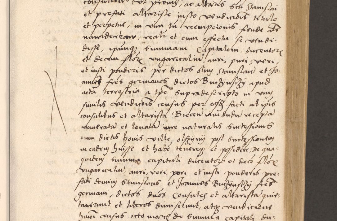Zdjęcie nr 103 dla obiektu archiwalnego: Acta actorum, sententiarum diffinitivarum coram reverendo domino Petro Miscowski canonico et in spiritualibus vicario generali Cracoviensi ad annum Domini Mᵐᵘᵐ DXLVIᵗᵘᵐ, cuius indictio est quarta, pontificatus sanctissimi in Christo patris et domini nostri domini Pauli divina providencia pape tercii, a die tercia mensis Novembris, annus duodecimus (sic!) feliciter continuantur